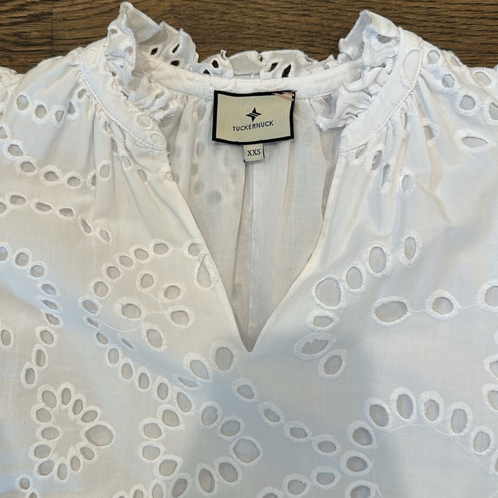 Tuckernuck x Cameran Eubanks Wimberly Palmer Eyelet Dress - Picture 2 of 7